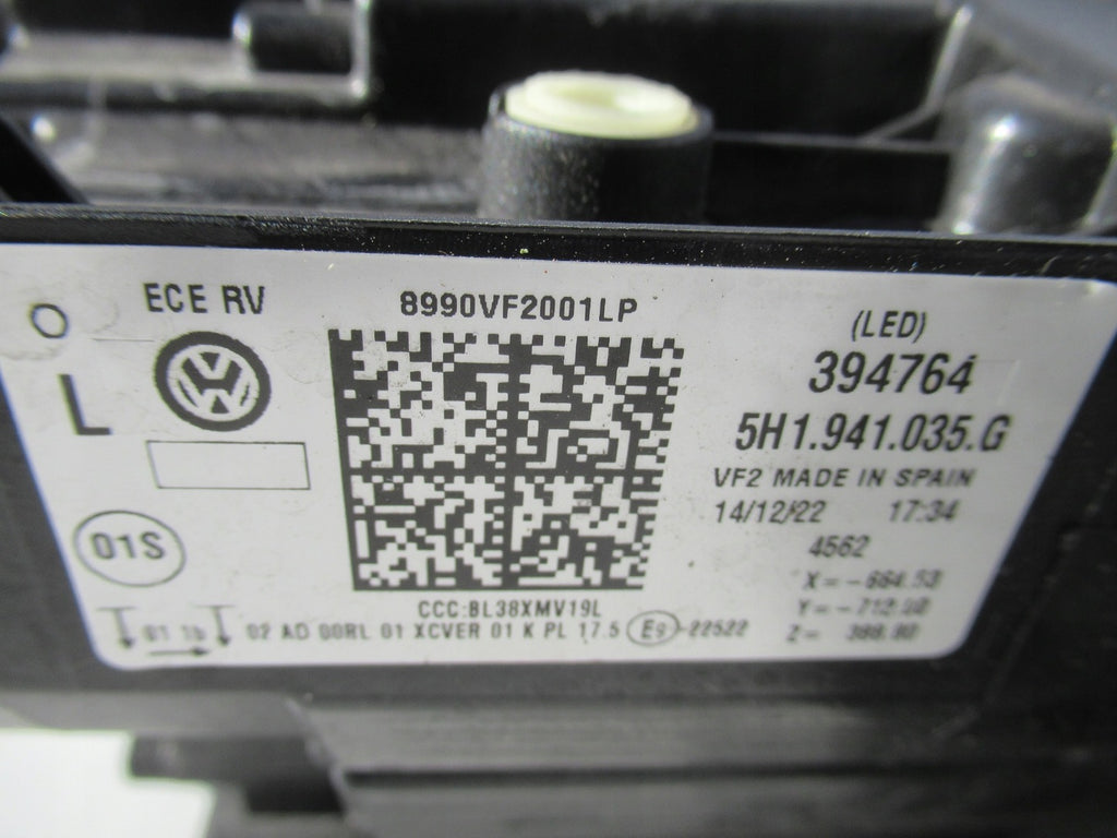 Frontscheinwerfer VW Golf VIII 5H1941035G LED Links Scheinwerfer Headlight SCH3993696153eo