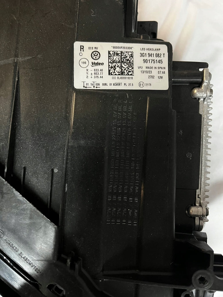 Frontscheinwerfer VW Passat B8 3G1941082T Full LED Rechts Scheinwerfer Headlight