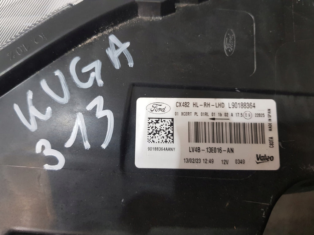 Frontscheinwerfer Ford Kuga LV4B-13E016-AN Rechts Scheinwerfer Headlight SCH1727497515zd