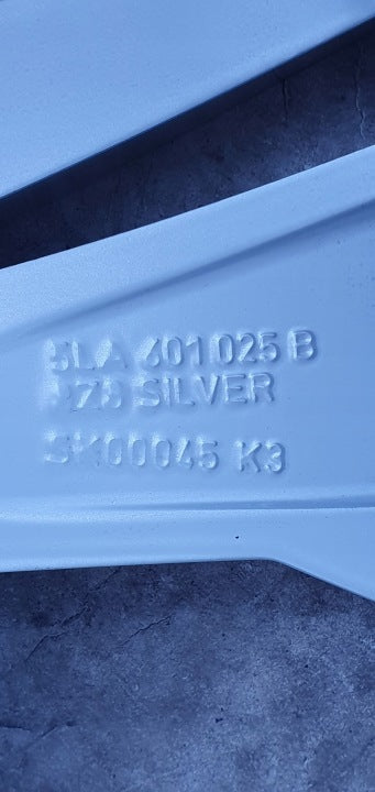 1x Alufelge 19 Zoll 8.0" 5x112 45ET Glanz Silber 5LA601025C Skoda Karoq Enyaq FEL4319222647he