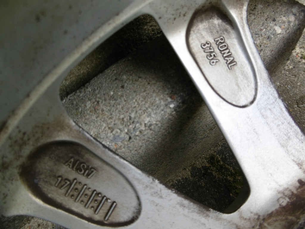 1x Alufelge 16 Zoll 6.5" 4x108 47 5ET H1BC-1007-B1A Ford Fiesta Rim Wheel