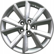 Laden Sie das Bild in den Galerie-Viewer, 1x Alufelge 16 Zoll 7.0&quot; 5x100 46ET Glanz Silber 5JA601025 Skoda Rim Wheel