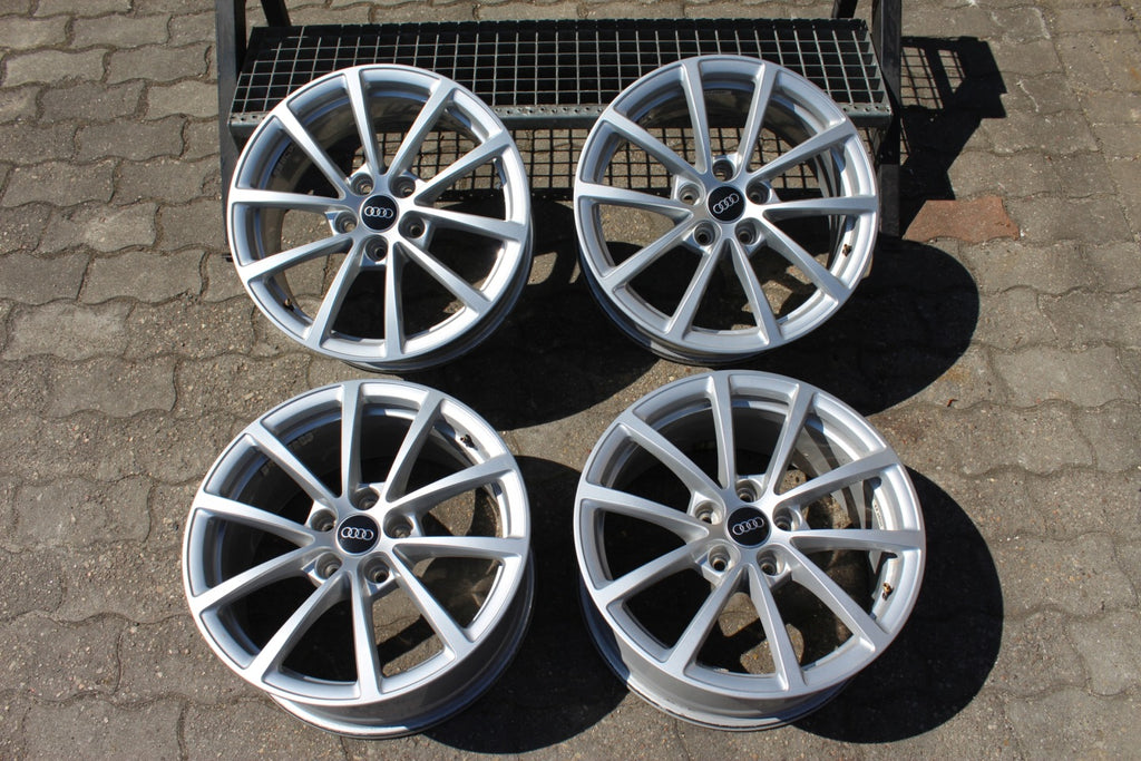 4x Alufelge 17 Zoll 7.5" 5x112 36ET Glanz Silber 4K0601025 Audi A6 C8 Rim Wheel FEL2077900416dm