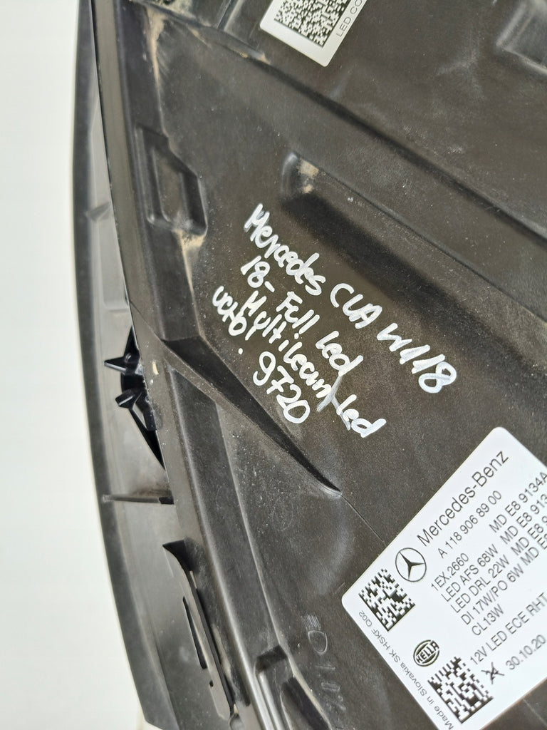 Frontscheinwerfer Mercedes-Benz Cla A1189068900 Full LED Links Headlight SCH6480844494pd