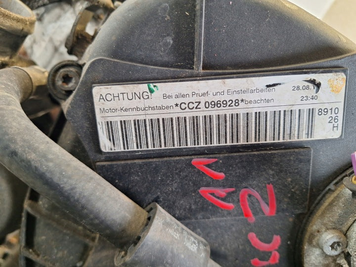 Motor Audi Seat Skoda VW I CCZ 2.0 TFSI 200PS 147kW 200TKm Benzin Unkomplett MOT3822859877pw