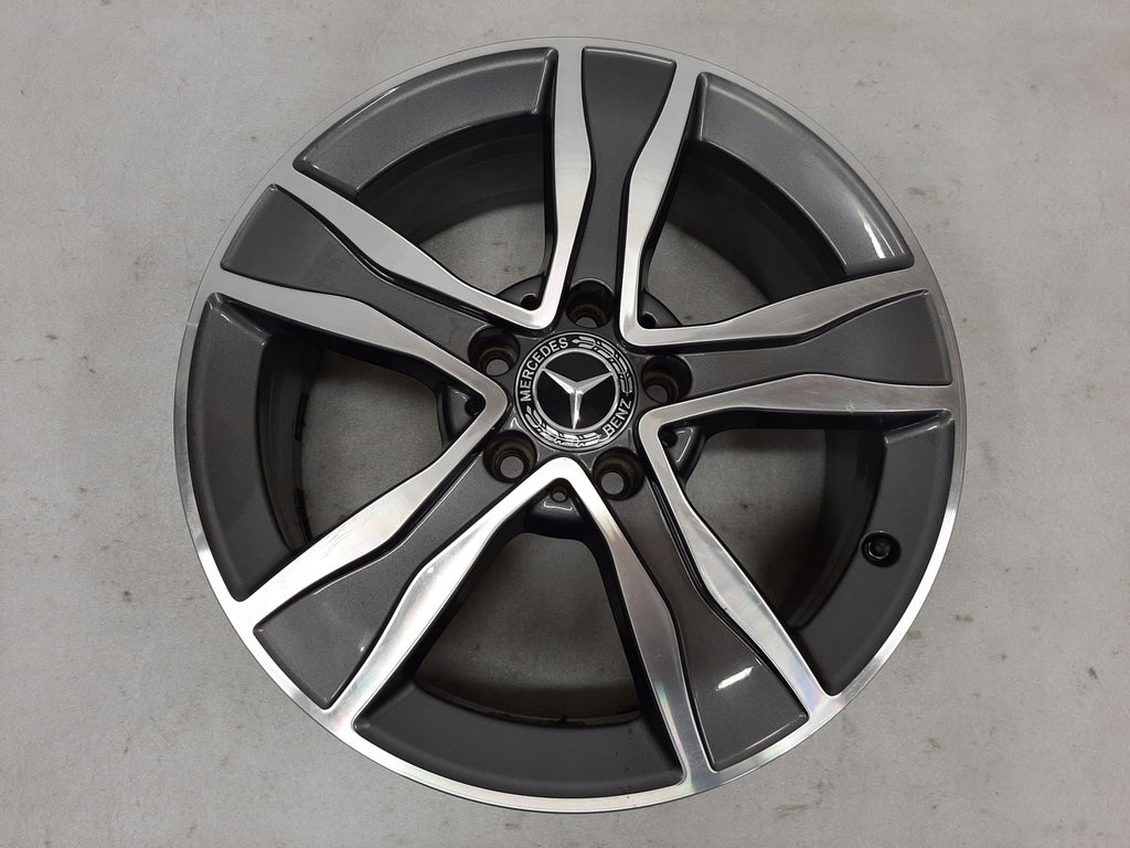 1x Alufelge 17 Zoll 7.0" 5x112 48,5ET A2054010800 Mercedes-Benz W205 Rim Wheel