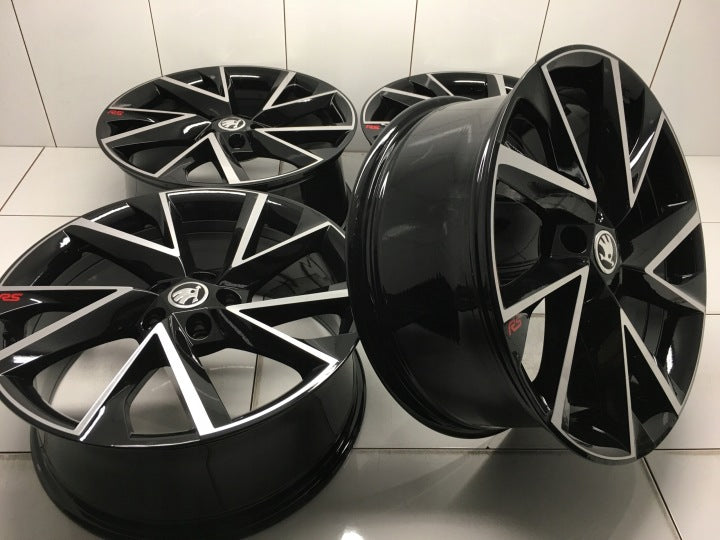 4x Alufelge 19 Zoll 8.0" 5x112 44ET 3V0601025AP Mg Superb I Rim Wheel FEL8272252202jc