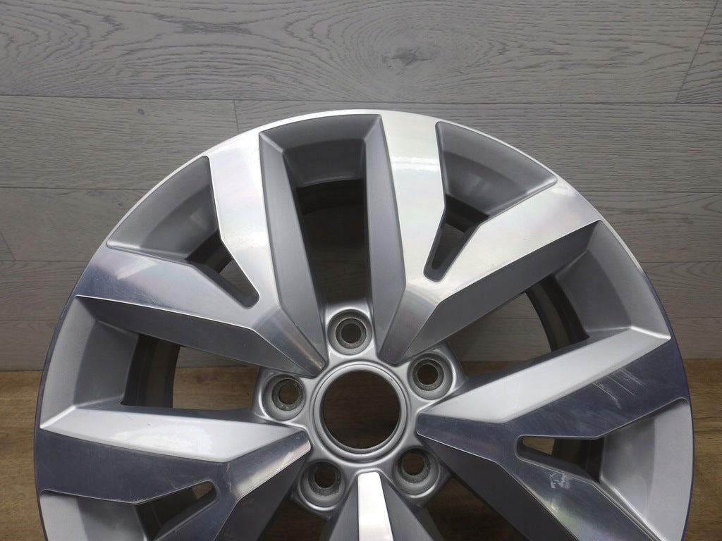 1x Alufelge 16 Zoll 6.5" 5x112 48ET Glanz Silber 5TA601025A VW Tiguan Touran FEL6335721442fu
