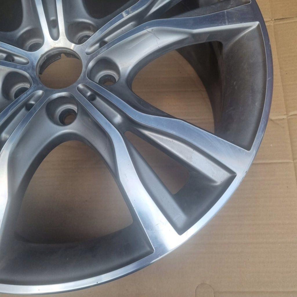 1x Alufelge 18 Zoll 8.0" 5x120 57ET Glanz Grau 6855093 BMW Active Tourer F45 F46 FEL2576075098vw
