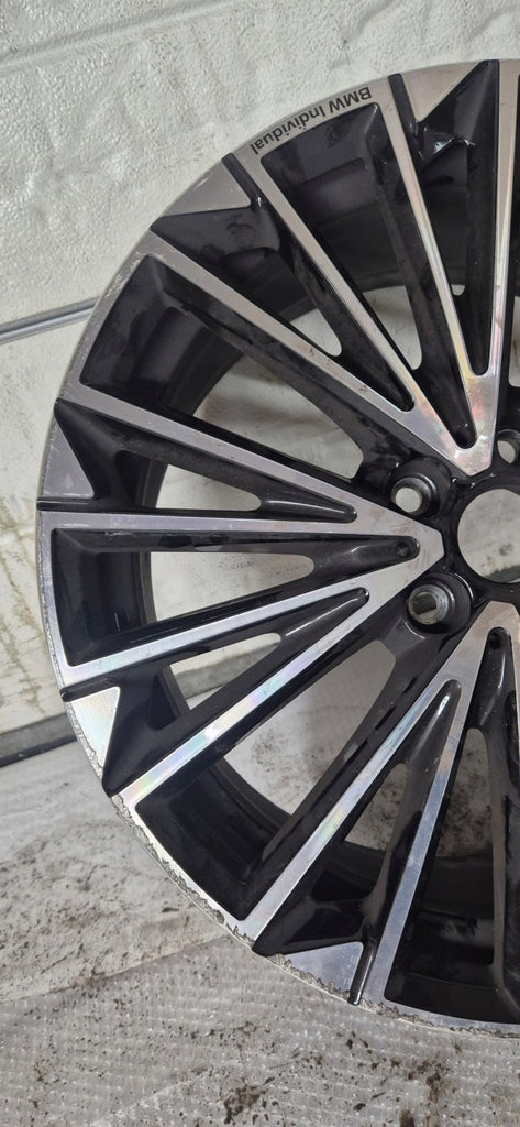 1x Alufelge 19 Zoll 8.0" 5x112 46ET Glanz Schwarz 6891180 BMW F45 U06 F46 FEL4698495838eh