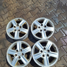 4x Alufelge 15 Zoll 5.5