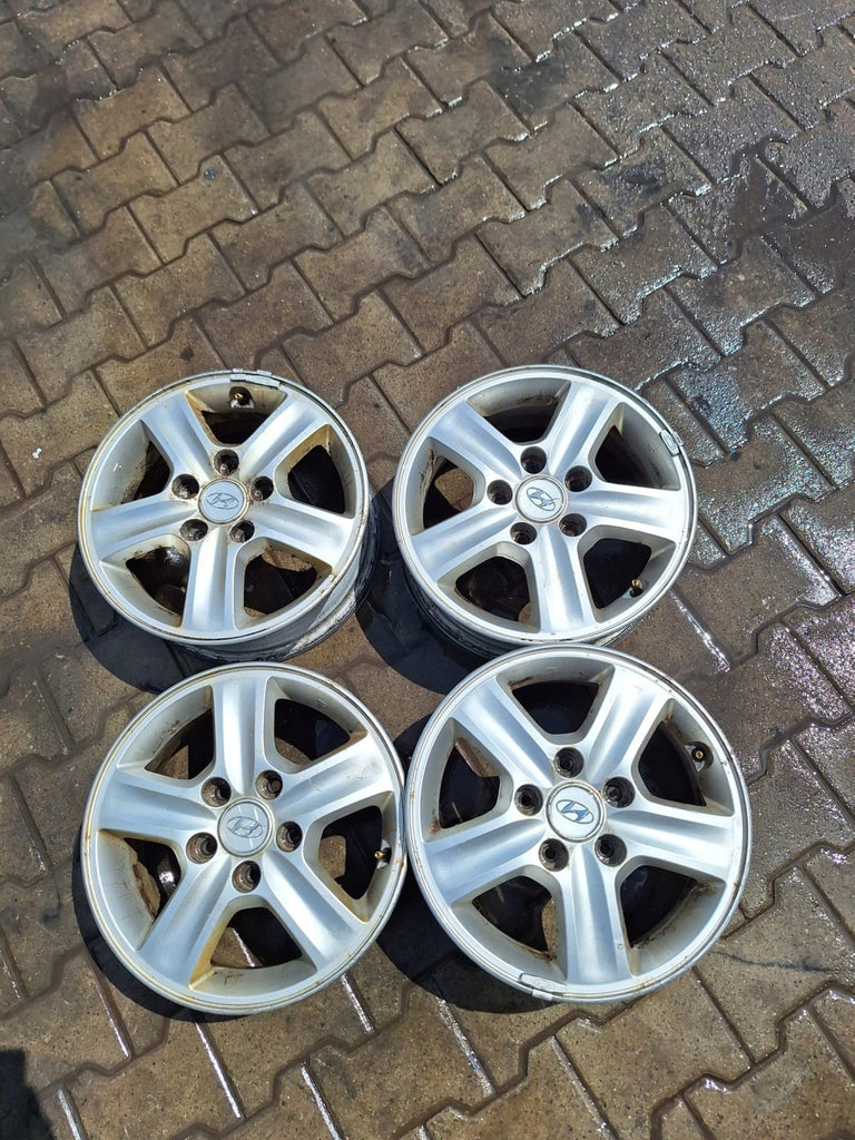 4x Alufelge 15 Zoll 5.5" 5x114.3 Hyundai I30 Rim Wheel FEL5871484611js