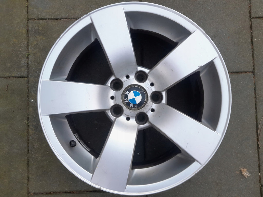 1x Alufelge 17 Zoll 8.0" 5x120 20ET Glanz Schwarz 6760615 BMW 5 E60 E61 FEL7539278201uz
