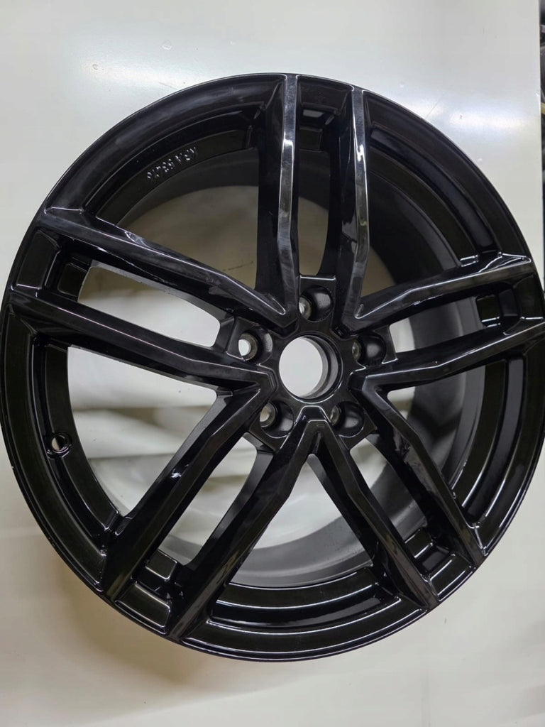 1x Alufelge 18 Zoll 7.5" 5x112 51ET Glanz Schwarz Rim Wheel FEL8655687933tl