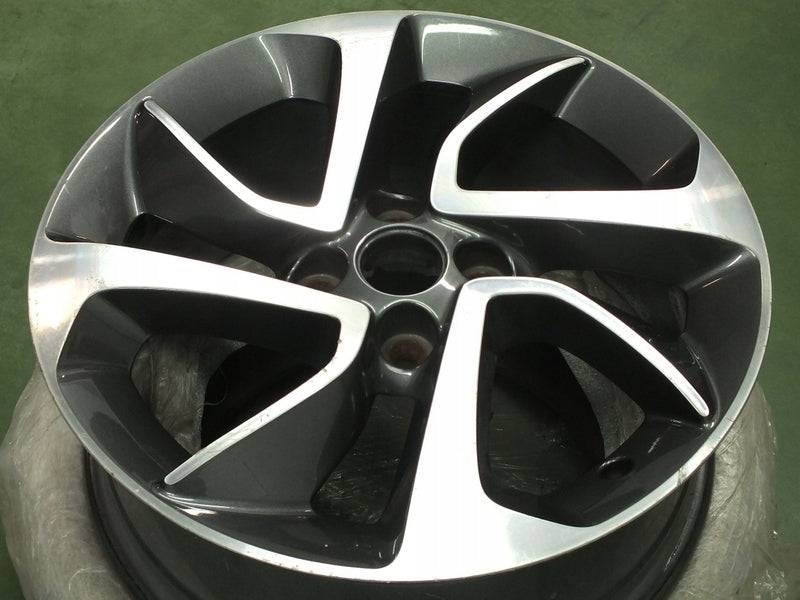 1x Alufelge 16 Zoll 6.5" 4x100 40ET Glanz Grau OP078 Opel Rim Wheel