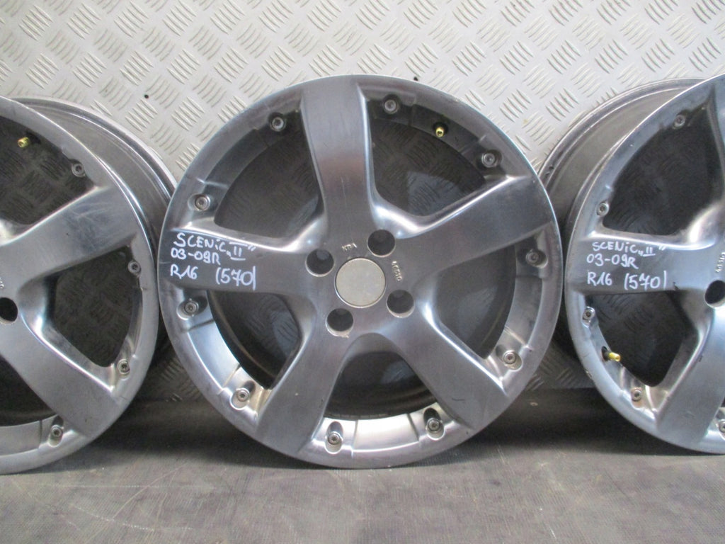 4x Alufelge 16 Zoll 7.0" 5x108 Renault Scenic Rim Wheel FEL5704602292ts
