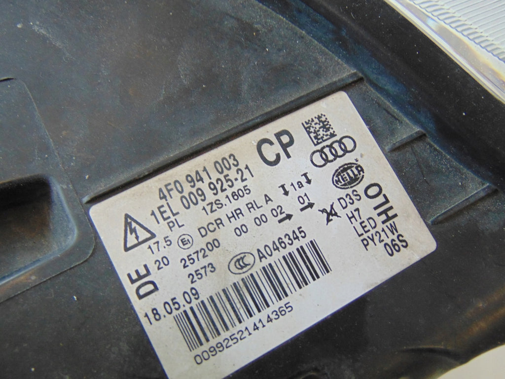 Frontscheinwerfer Audi A6 C6 4F0941003 Xenon Links Scheinwerfer Headlight