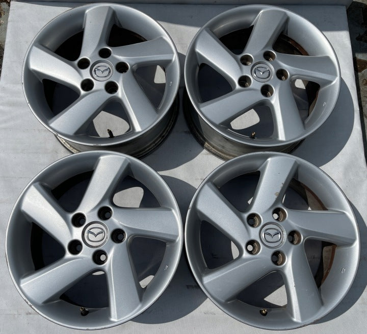 4x Alufelge 16 Zoll 7.0" 5x114.3 55ET 9965927060 Mazda Rim Wheel FEL6504237658dl