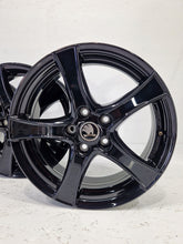 Load image into Gallery viewer, 4x Alufelge 17 Zoll 6.0" 5x112 48ET Glanz Schwarz KBA50397 Skoda I Rim Wheel FEL4066000880qc
