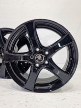 Load image into Gallery viewer, 4x Alufelge 17 Zoll 6.0" 5x112 48ET Glanz Schwarz KBA50397 Skoda I Rim Wheel FEL4066000880qc