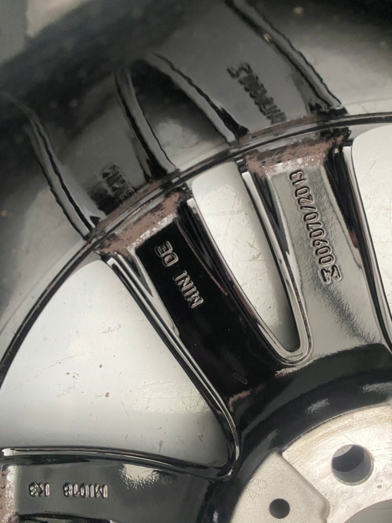 1x Alufelge 17 Zoll 7.0" 5x112 54ET Glanz Schwarz 6866366 Mini F55 Rim Wheel FEL3134301024kk