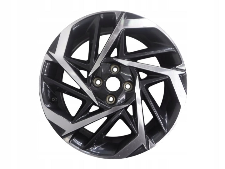 1x Alufelge 17 Zoll 7.0" 4x100 54ET Glanz Schwarz 52910-00300 Hyundai Mg FEL6345501814en