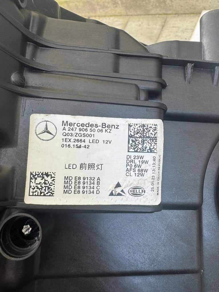 Frontscheinwerfer Mercedes-Benz W247 A2479065006 Full LED Rechts Headlight SCH8299898102fk