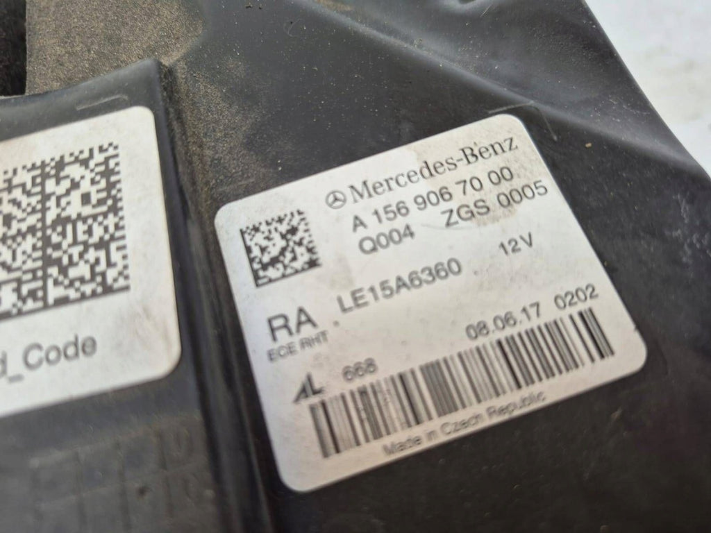 Frontscheinwerfer Mercedes-Benz Gla A1569067000 LED Rechts Headlight SCH3513180817mz
