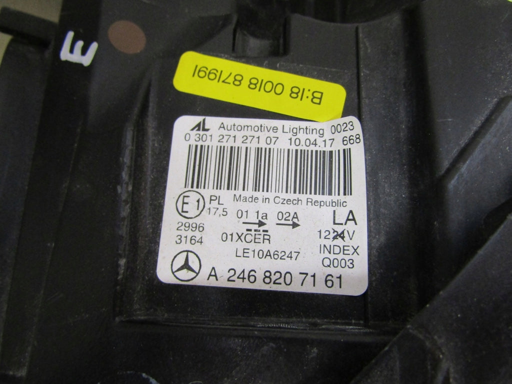 Frontscheinwerfer Mercedes-Benz W246 A2468207161 Links Scheinwerfer Headlight SCH6407336671up