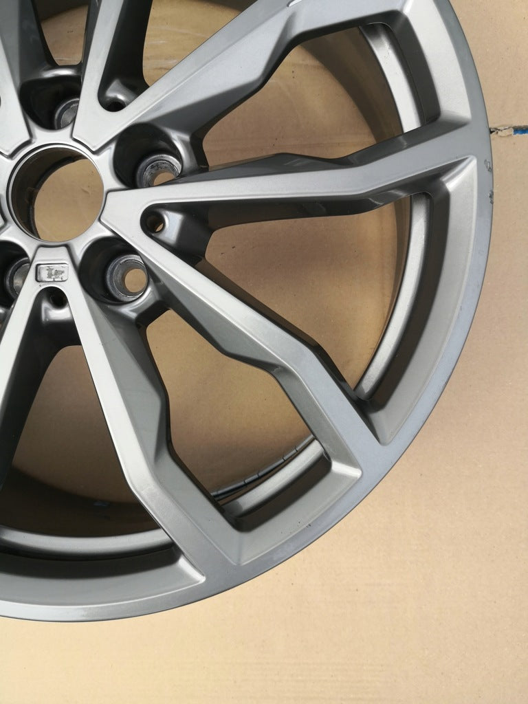 1x Alufelge 18 Zoll 6.5" 5x112 41ET Glanz Graphit 6877550 BMW F39 X1 F48 FEL5375826102jf