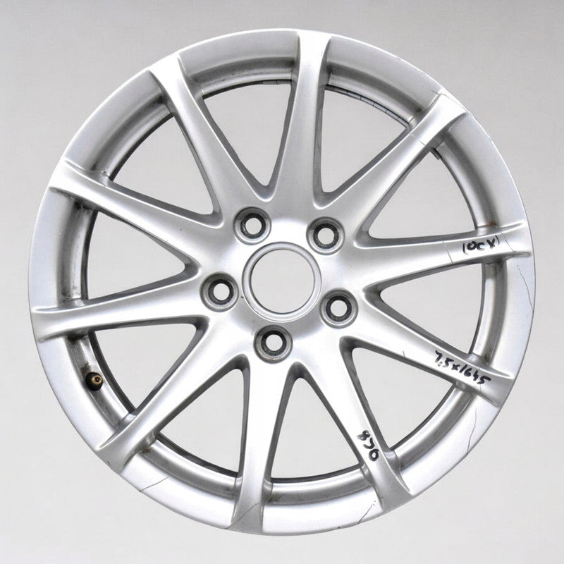 1x Alufelge 16 Zoll 7.5" 5x112 47ET Glanz Silber 8J0601025F Audi Tt Rim Wheel