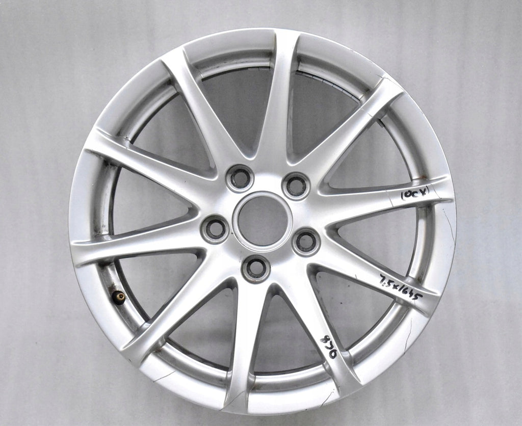 1x Alufelge 16 Zoll 7.5" 5x112 47ET Glanz Silber 8J0601025F Audi Tt Rim Wheel