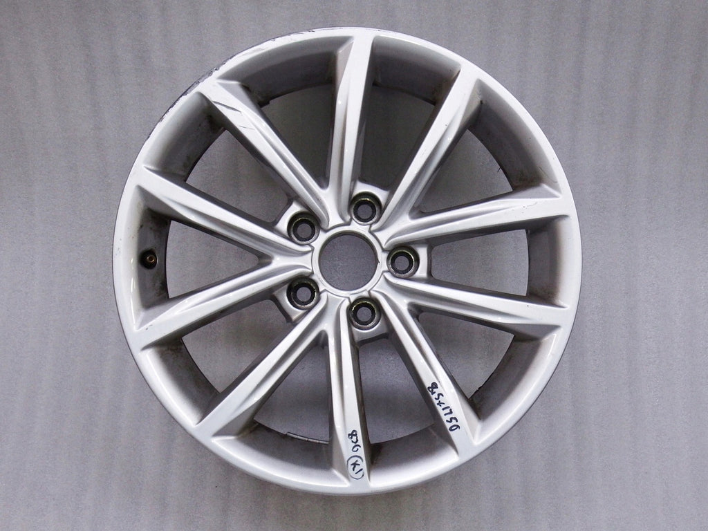 1x Alufelge 17 Zoll 8.5" 5x112 50ET Glanz Silber 8J0601025BE Audi Tt Rim Wheel