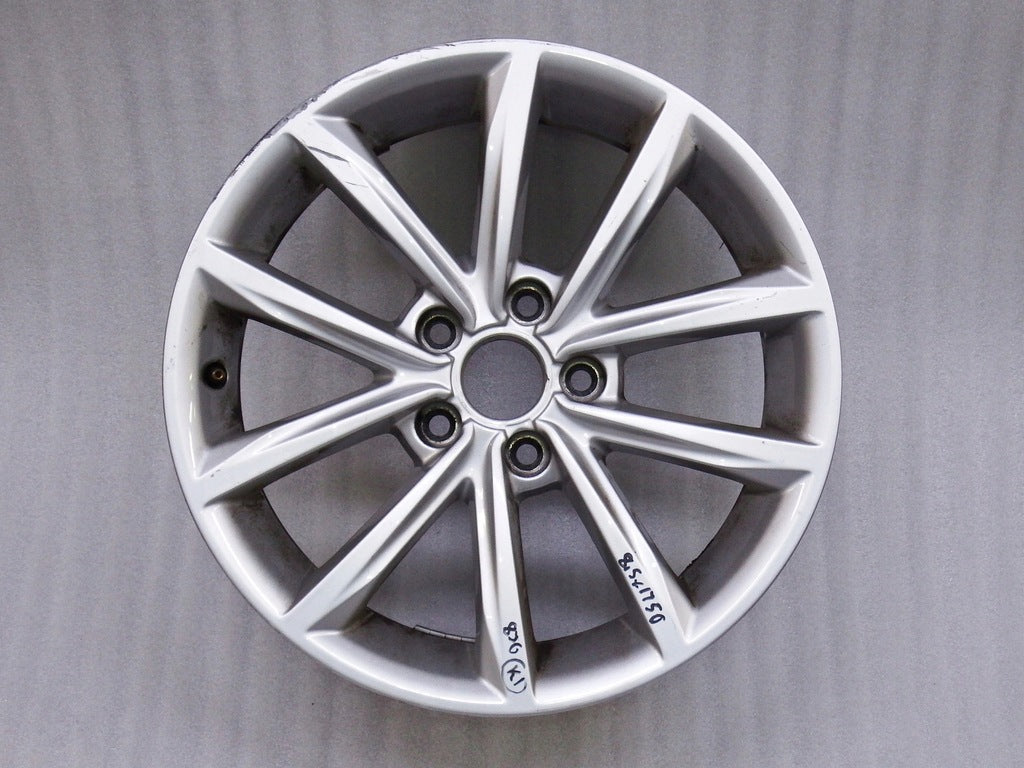 1x Alufelge 17 Zoll 8.5" 5x112 50ET Glanz Silber 8J0601025BE Audi Tt Rim Wheel FEL1655492908nk
