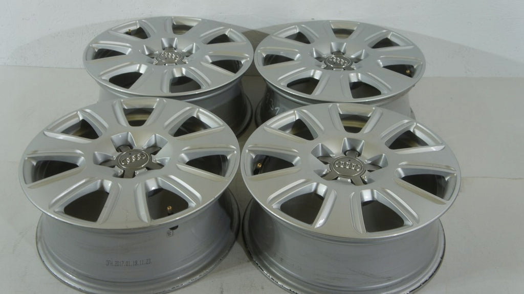 4x Alufelge 16 Zoll 6.5" 5x112 33ET Glanz Silber 8U0601025 Audi Rim Wheel