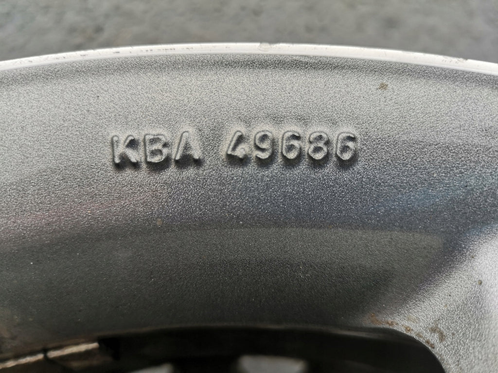 1x Alufelge 17 Zoll 7.0" 5x114.3 40ET Glanz Graphit KBA49686 Mg Kadjar Rim Wheel