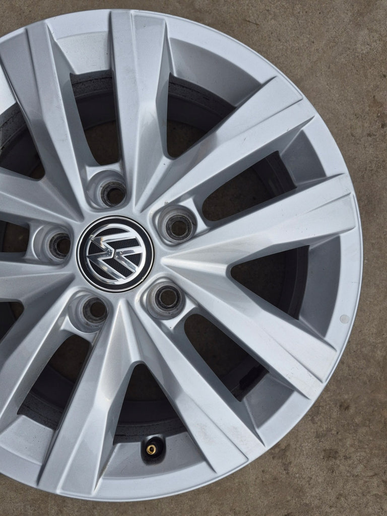 1x Alufelge 16 Zoll 6.5" 5x120 51ET Glanz Silber 7E0601025N VW Multivan FEL7525540048cv