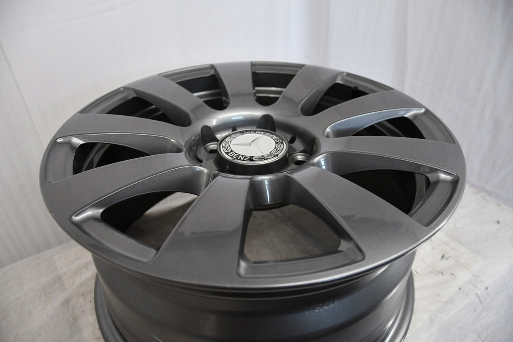 4x Alufelge 16 Zoll 7.5" 5x112 45 5ET Glanz Graphit A2124010102 Mercedes-Benz FEL5208136572yv