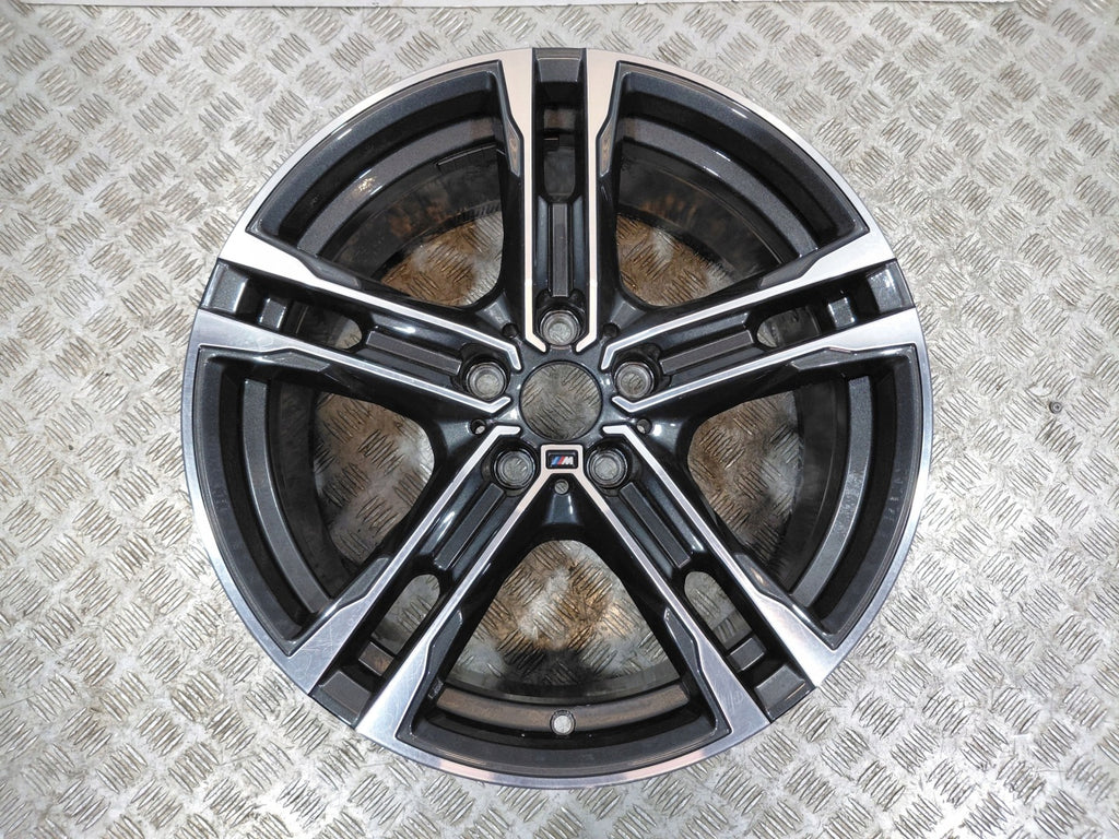 1x Alufelge 18 Zoll 8.0" 5x112 57ET Glanz Graphit 8092352 BMW F40 Mg Rim Wheel FEL8781505918lk