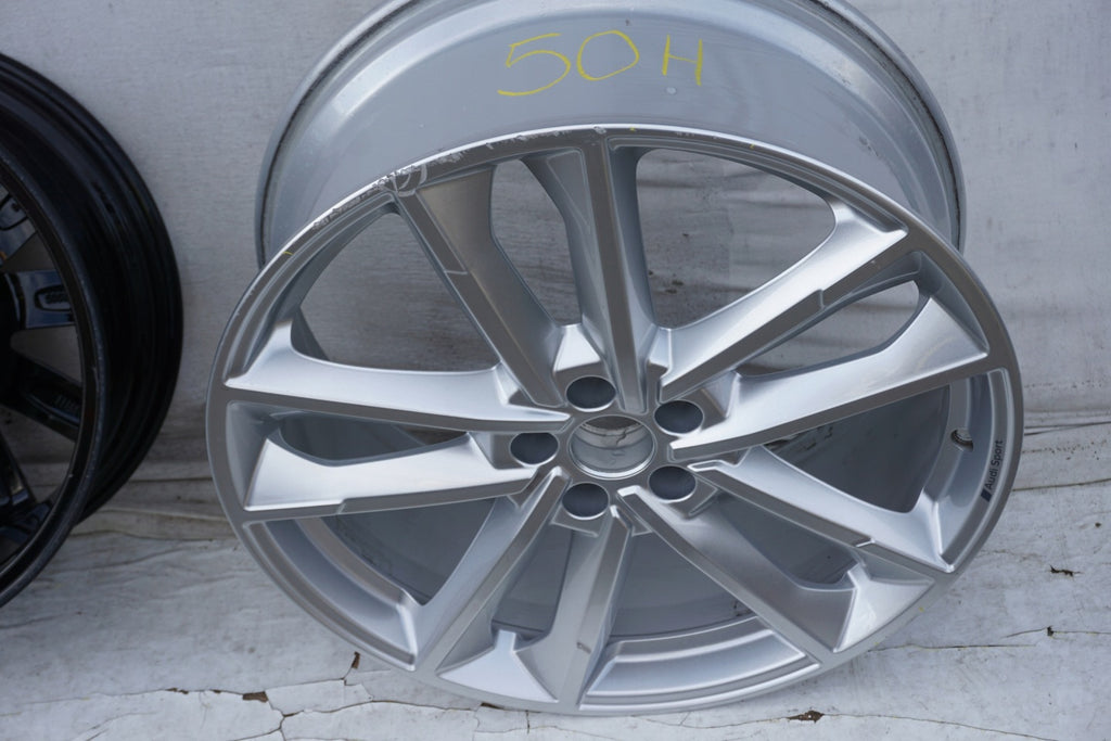 1x Alufelge 21 Zoll 8.5" 5x112 43ET Glanz Schwarz 4K0601025AF Audi Rim Wheel FEL9657810359jq