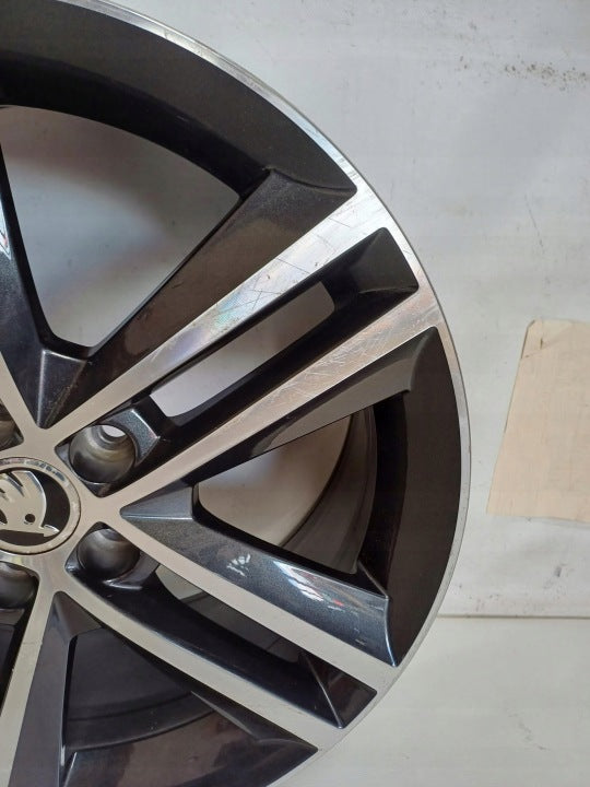 1x Alufelge 17 Zoll 7.0" 5x100 46ET 5JA601025D Skoda Rapid Rim Wheel FEL1831665779ko