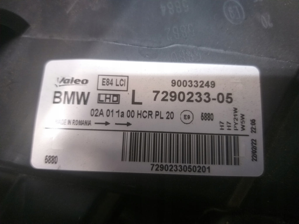 Frontscheinwerfer BMW X1 E84 7290233-05 Links Scheinwerfer Headlight SCH2831476376uu