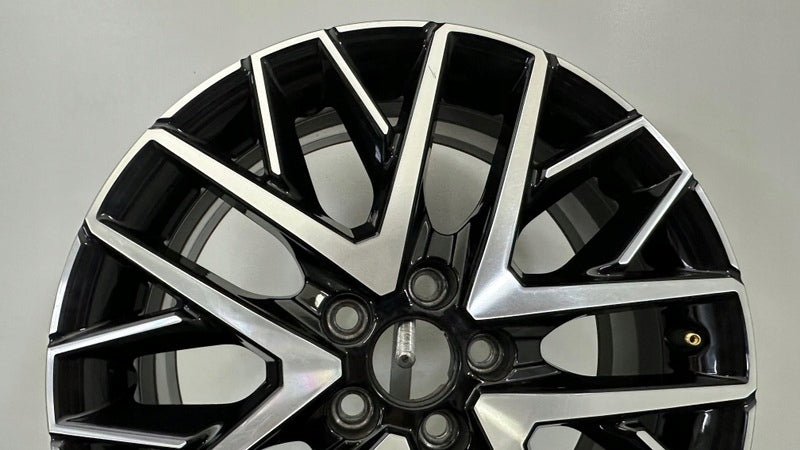 1x Alufelge 16 Zoll 6.5" 5x100 47ET Glanz Schwarz 6F0601025M Seat Rim Wheel FEL3050278782je