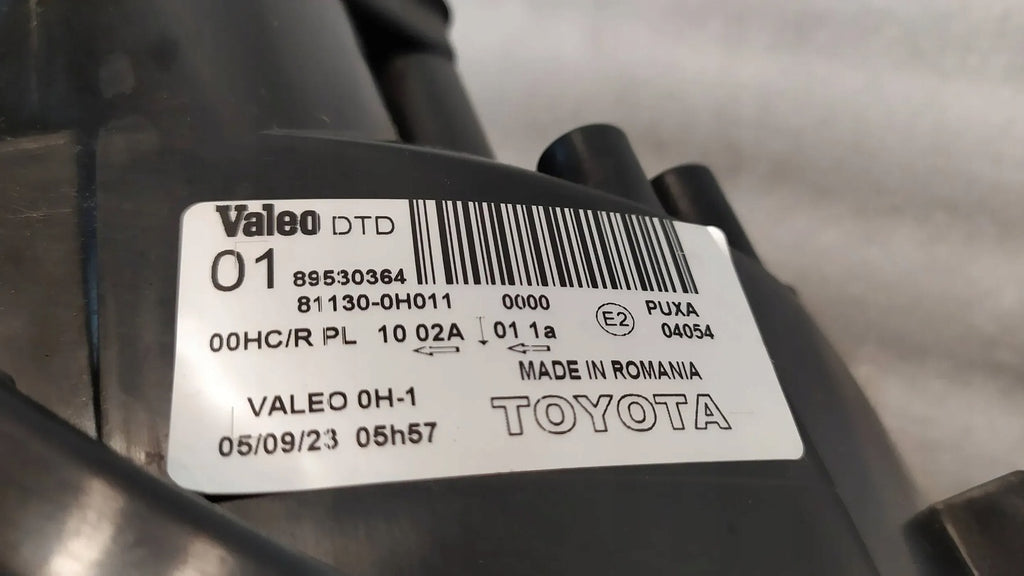 Frontscheinwerfer Toyota Aygo 811300H011 89530364 Rechts Scheinwerfer Headlight