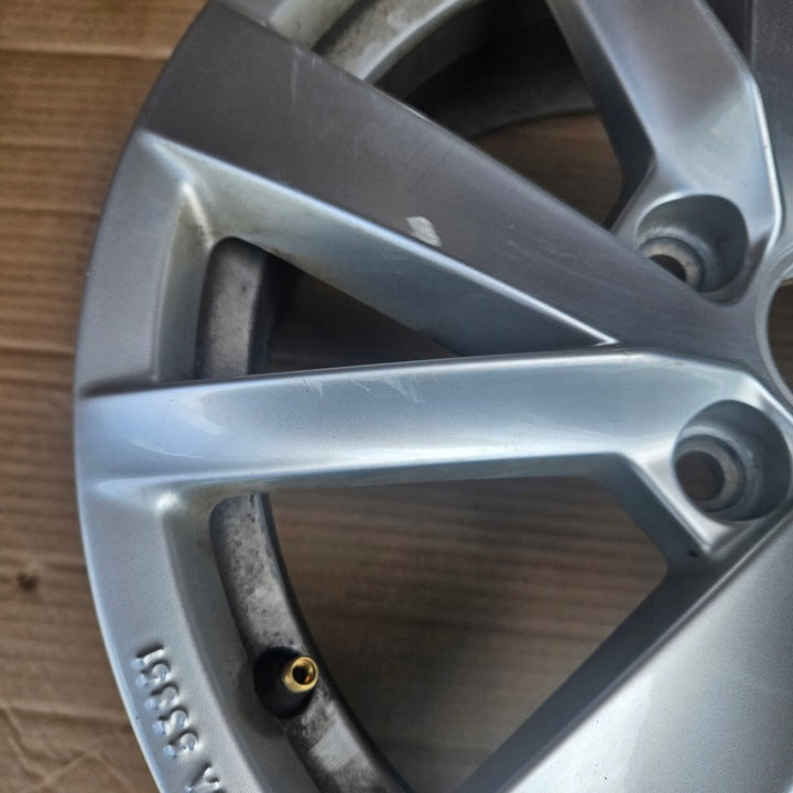 1x Alufelge 16 Zoll 6.0" 5x112 43ET Glanz Silber 2GA071496B VW T Roc T-Roc FEL7612876466bp