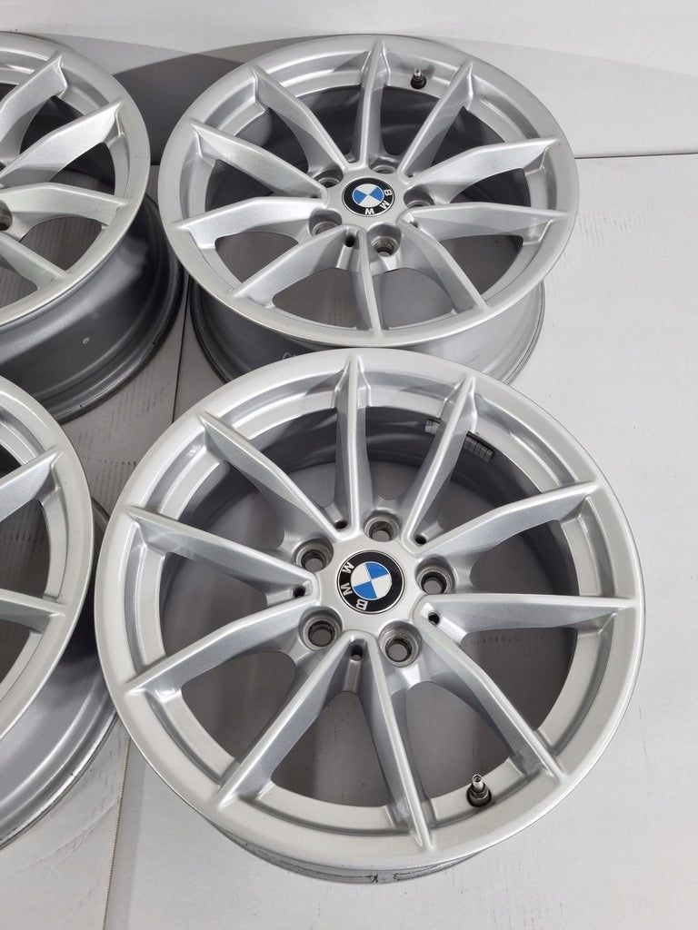 4x Alufelge 16 Zoll 6.5" 5x112 22ET Glanz Silber 6876921 BMW Rim Wheel FEL4423989707jh