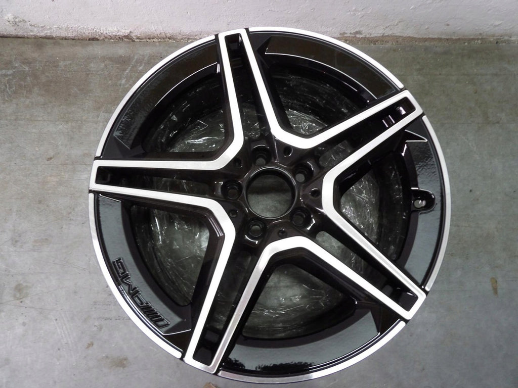 1x Alufelge 18 Zoll 7.5" 5x112 44ET Glanz Schwarz A2054019600 Mercedes-Benz W205 FEL4014843902tt