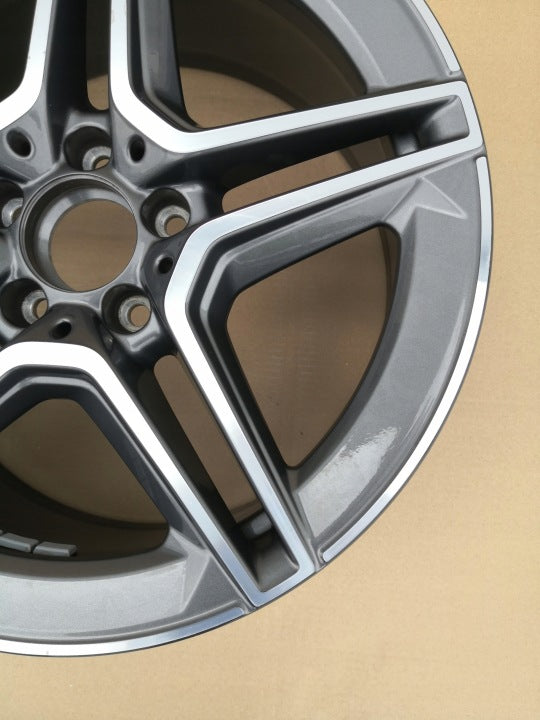 1x Alufelge 18 Zoll 8.5" 5x112 49ET A2054019600 Mercedes-Benz W205 Rim Wheel FEL1032035609le