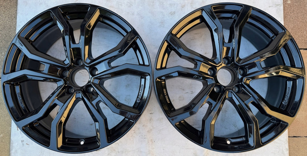 1x Alufelge 19 Zoll 8.0" 5x112 32 5ET Glanz Schwarz TTV9K8BA325E Rim Wheel FEL2153175522vo