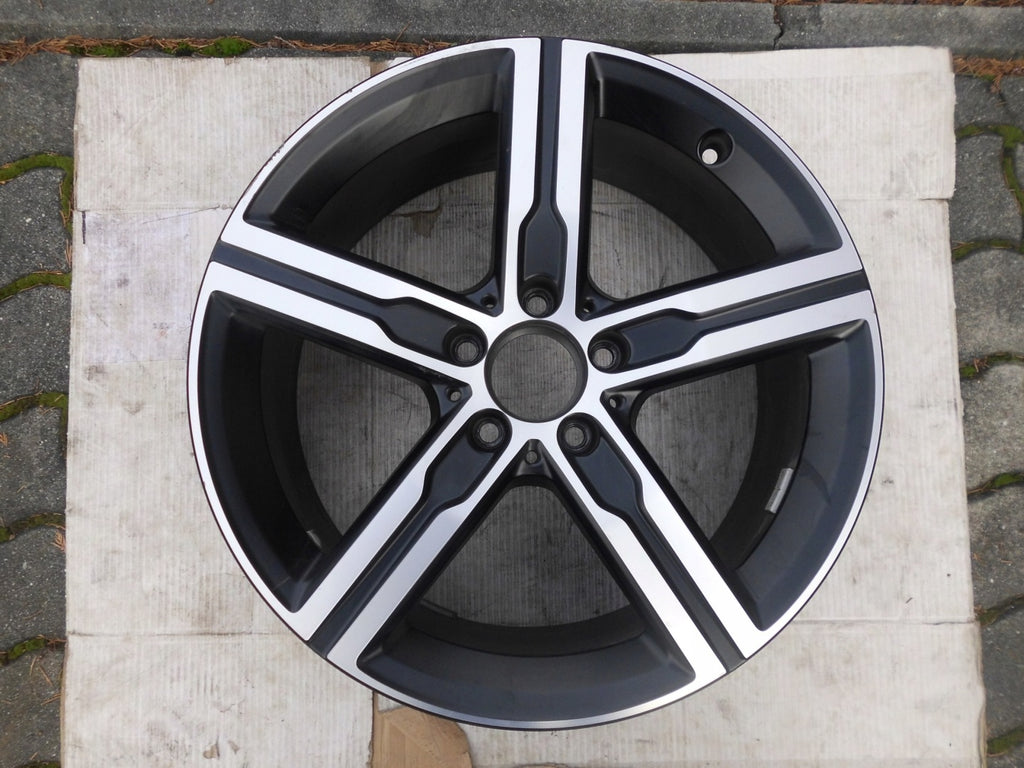 1x Alufelge 18 Zoll 7.5" 5x112 49ET Glanz Schwarz A1774013200 Mercedes-Benz FEL4816474322vu